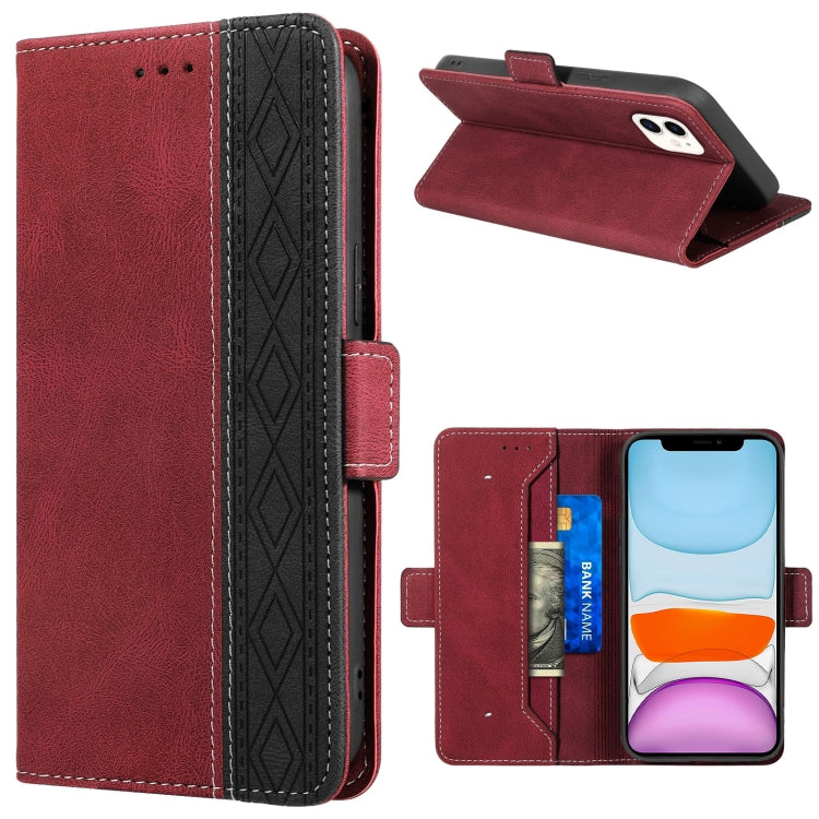 Stitching Magnetic RFID Leather Case, For iPhone 12 Pro Max, For iPhone 11, For iPhone 11 Pro, For iPhone 11 Pro Max, For iPhone X / XS, For iPhone XR