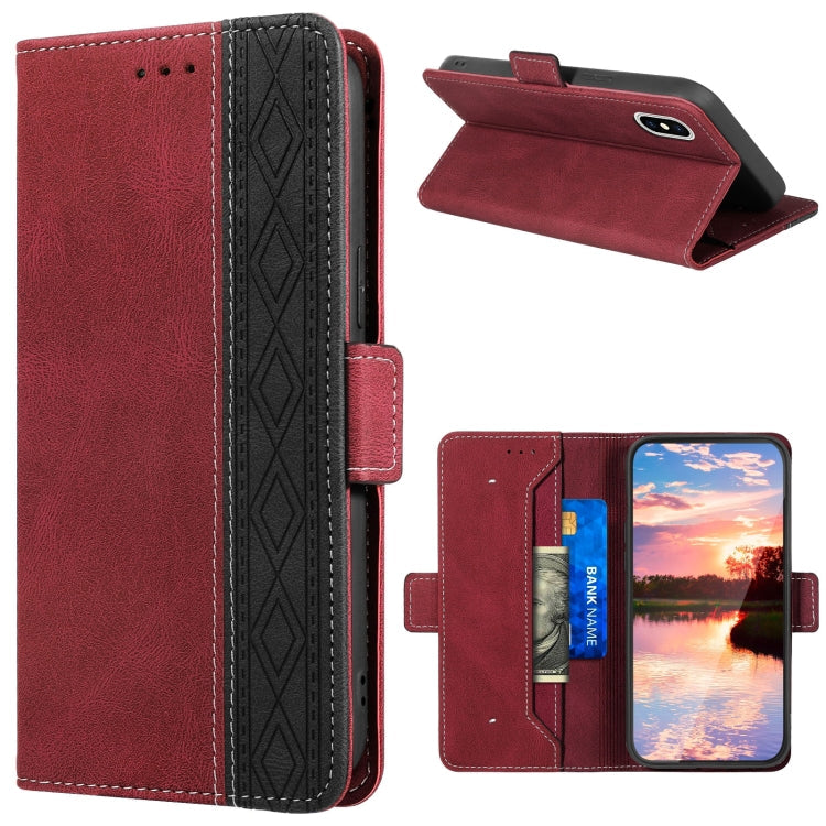 Stitching Magnetic RFID Leather Case, For iPhone 12 Pro Max, For iPhone 11, For iPhone 11 Pro, For iPhone 11 Pro Max, For iPhone X / XS, For iPhone XR