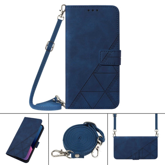 Crossbody 3D Embossed Flip Leather Phone Case, For iPhone 11, For iPhone 11 Pro, For iPhone 11 Pro Max, For iPhone X / XS