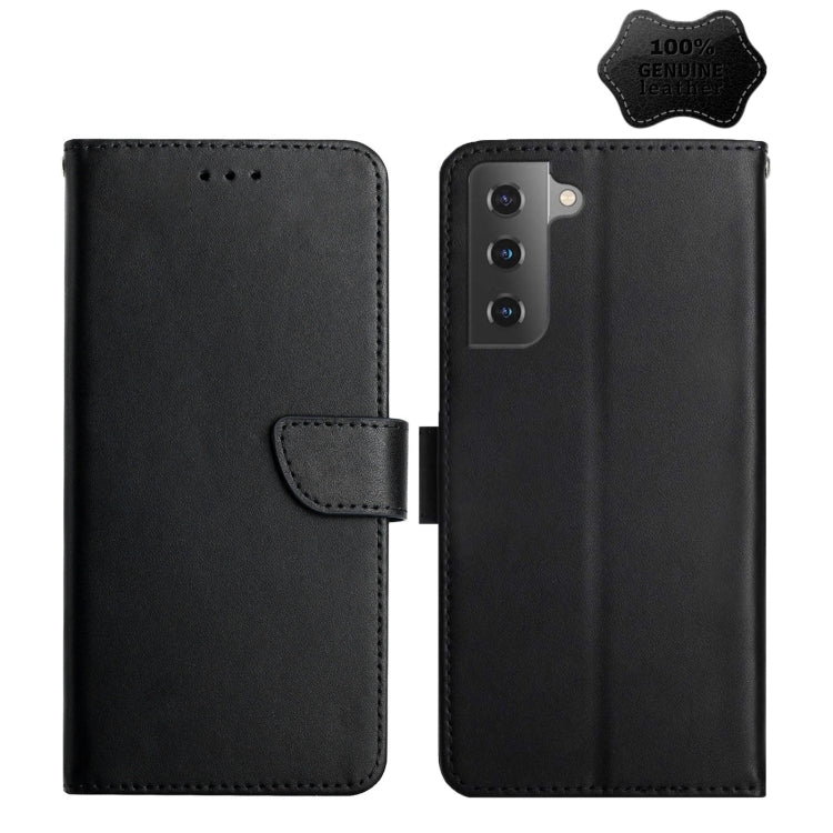 Genuine Leather Fingerprint-proof Horizontal Flip Phone Case, For Samsung Galaxy S22 5G, For Samsung Galaxy S22+ 5G, For Samsung Galaxy S22 Ultra 5G