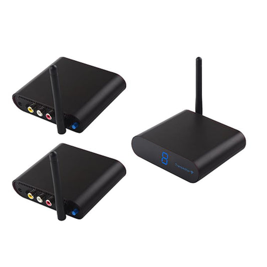 Measy AV530-2 5.8GHz Wireless Audio / Video Transmitter + 2 Receiver, Transmission Distance: 300m,, Black EU Plug, Black AU Plug, Black UK Plug, Silver UK Plug, Silver AU Plug, Silver EU Plug