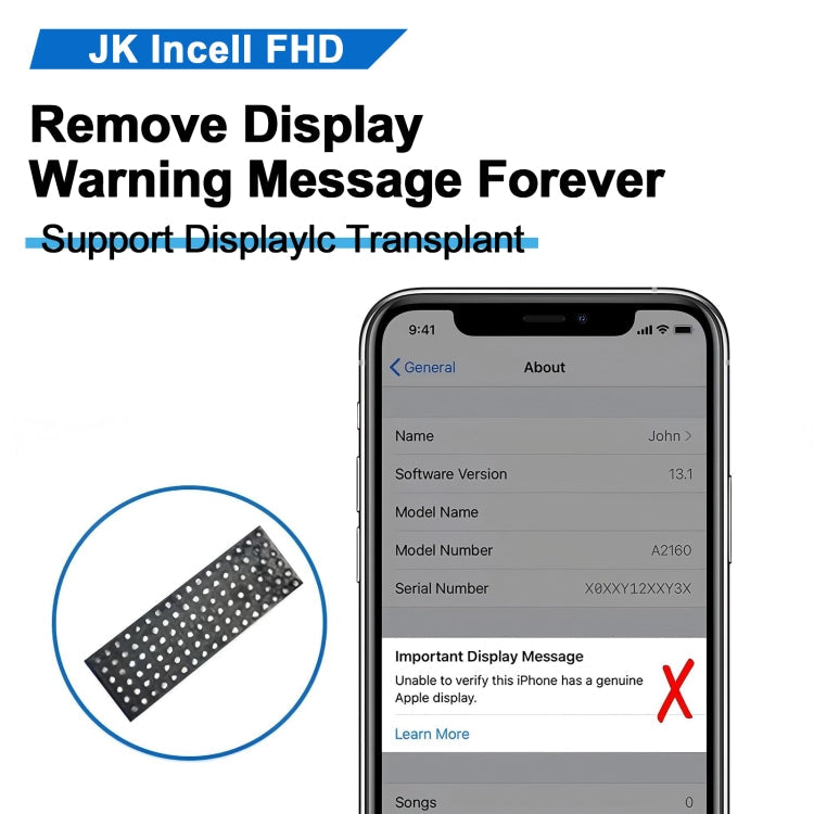JK inell Material LCD Screen For iPhone XS Max, For iPhone 11 Pro(JK inell), For iPhone 11 Pro Max(JK inell), For iPhone 12 / 12 Pro(JK inell)