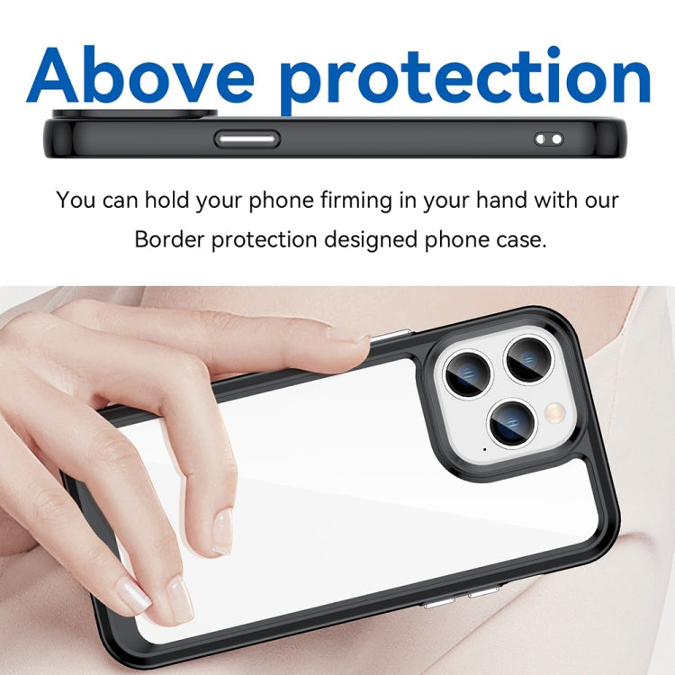 Colorful Series Acrylic + TPU Phone Case, For iPhone 14, For iPhone 14 Pro, For iPhone 14 Pro Max