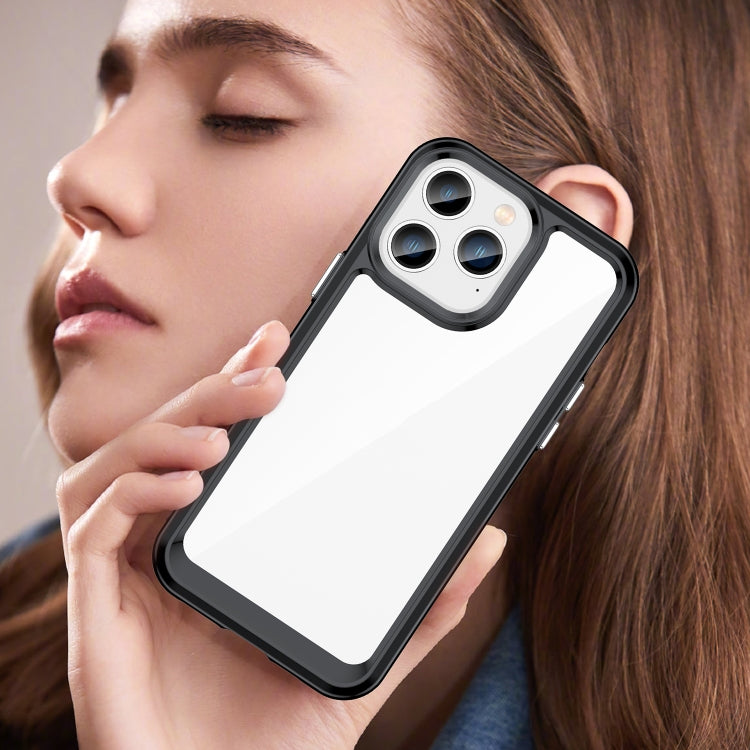 Colorful Series Acrylic + TPU Phone Case, For iPhone 14, For iPhone 14 Pro, For iPhone 14 Pro Max