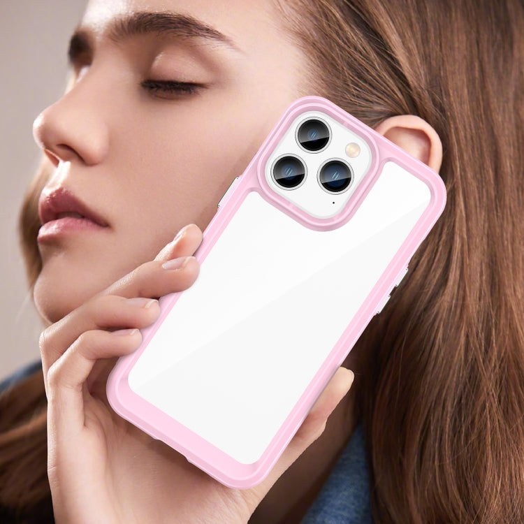Colorful Series Acrylic + TPU Phone Case, For iPhone 14, For iPhone 14 Pro, For iPhone 14 Pro Max