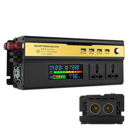 8896 2200W Car Smart Multi-functional Digital Display Inverter, 12V, 24V