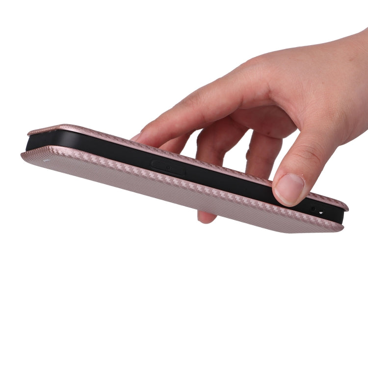 Carbon Fiber Texture Magnetic Flip Leather Phone Case, For iPhone 14, For iPhone 14 Plus, For iPhone 14 Pro, For iPhone 14 Pro Max