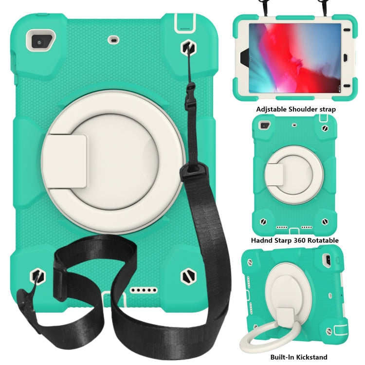 Silicone + PC Full Body Protection Tablet Case With Holder & Strap, For iPad mini 2021, For iPad mini 4 2015/mini 2019, For Samsung Galaxy Tab A 8.0 2019
