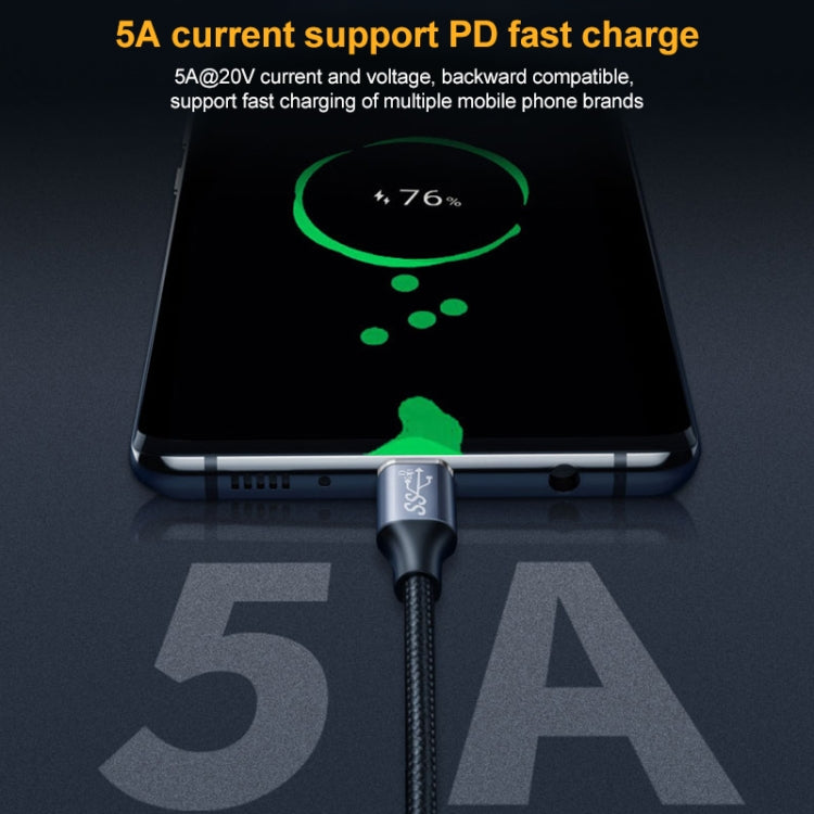 10Gbps USB-C / Type-C Male to Female Charging Data Transmission Extension Cable, 25cm, 50cm, 1m