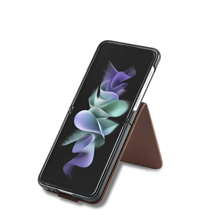 LC.IMEEKE Calf Texture Leather Phone Case, For Samsung Galaxy Z Flip4 5G, For Samsung Galaxy Z Fold4 5G
