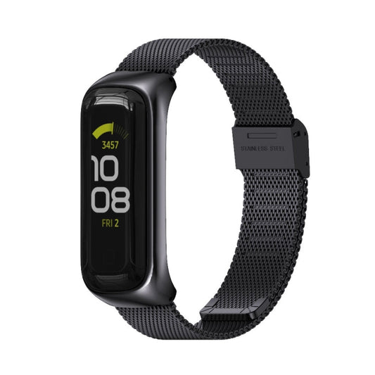 MIJOBS Milan Buckle Stainless Steel Watch Band, For Samsung Galaxy Fit 2