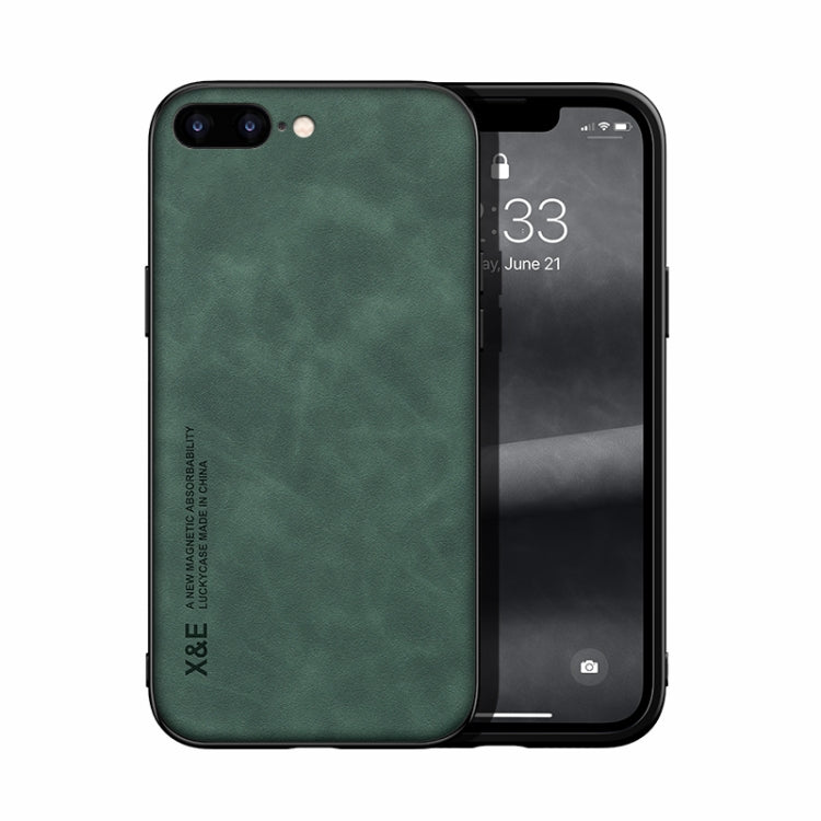 Skin Feel Magnetic Leather Back Phone Case, For iPhone XR, For iPhone XS Max, For iPhone SE 2022 / SE 2020 / 7 / 8, For iPhone 7 Plus / 8 Plus