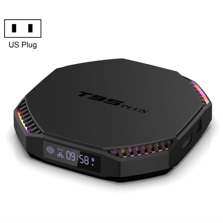 T95 Plus RK3566 Dual Wifi Bluetooth Smart TV Set Top Box,, 4GB+32GB, 8GB+64GB, 8GB+128GB