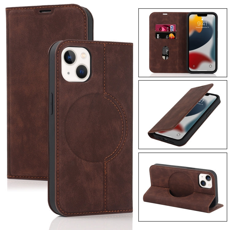 Wireless Charging Magsafe Leather Phone Case, For iPhone 13 Pro Max, For iPhone 13 Pro, For iPhone 13, For iPhone 12 Pro Max
