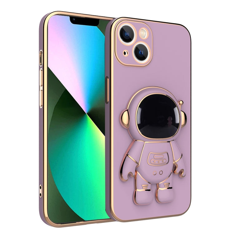 Plating Astronaut Holder Phone Case, For iPhone 13 Pro Max, For iPhone 13 Pro