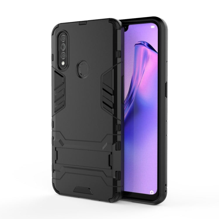 Shockproof PC + TPU with Holder, For OPPO A8, For Huawei Y7p / P40 Lite E, For Huawei Enjoy 10E, For Galaxy A70e