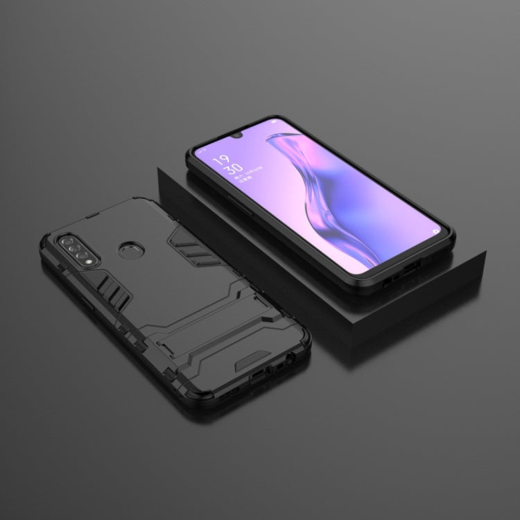 Shockproof PC + TPU with Holder, For OPPO A8, For Huawei Y7p / P40 Lite E, For Huawei Enjoy 10E, For Galaxy A70e
