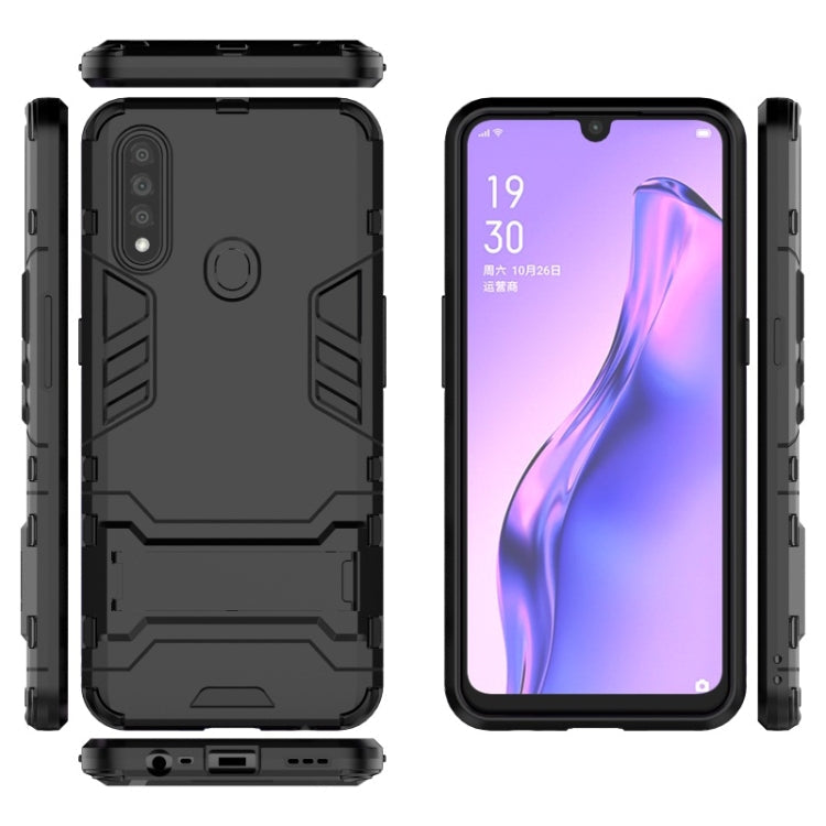 Shockproof PC + TPU with Holder, For OPPO A8, For Huawei Y7p / P40 Lite E, For Huawei Enjoy 10E, For Galaxy A70e