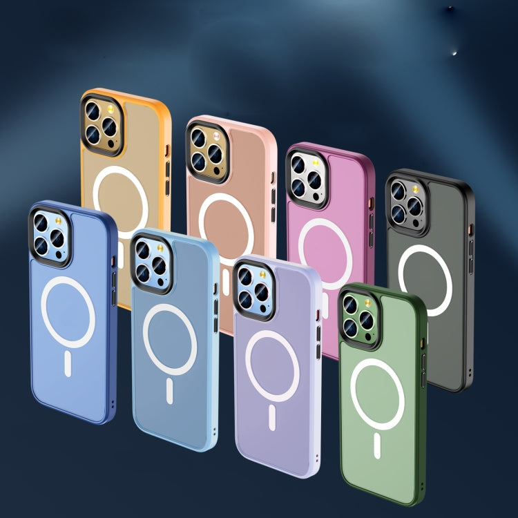 Skin Feel TPU + Frosted PC MagSafe Phone Case, For iPhone 14, For iPhone 14 Plus, For iPhone 14 Pro