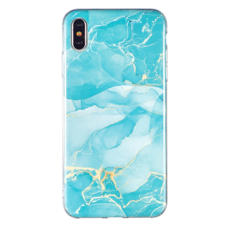 IMD Marble Pattern TPU Phone Case, For iPhone XS Max