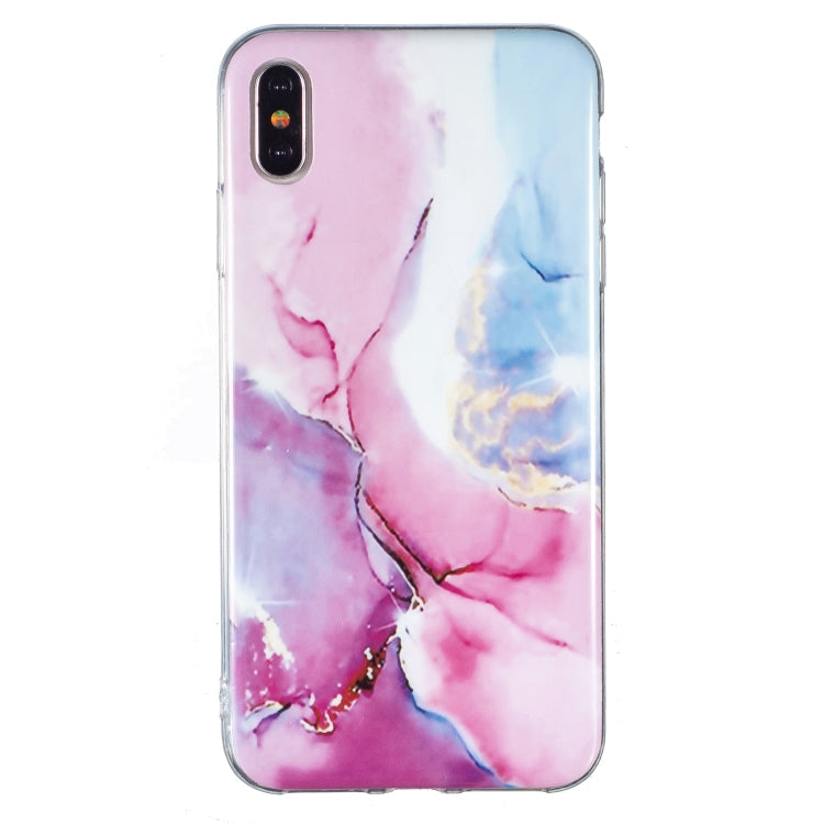 IMD Marble Pattern TPU Phone Case, For iPhone XS Max