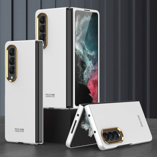 GKK Ultra-thin Electroplating Lens Frame Phone Case, For Samsung Galaxy Z Fold4