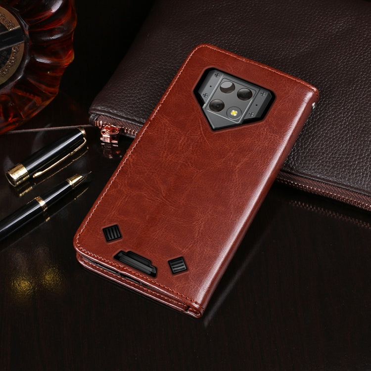 idewei Crazy Horse Texture Horizontal Flip Leather Case with Holder & Card Slots & Wallet, For Blackview BV9800 Pro, For Cubot P30, For Infinix S4