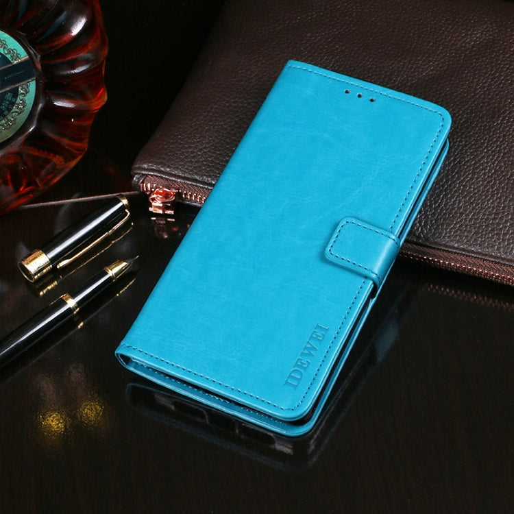 idewei Crazy Horse Texture Horizontal Flip Leather Case with Holder & Card Slots & Wallet, For Blackview BV9800 Pro, For Cubot P30, For Infinix S4