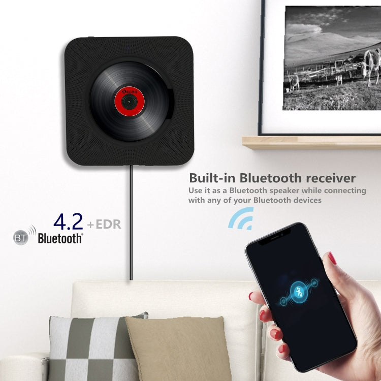 Kecag KC-808 Wall Mounted Bluetooth CD Player, KC-808 White, KC-808 Blue, KC-808 Black