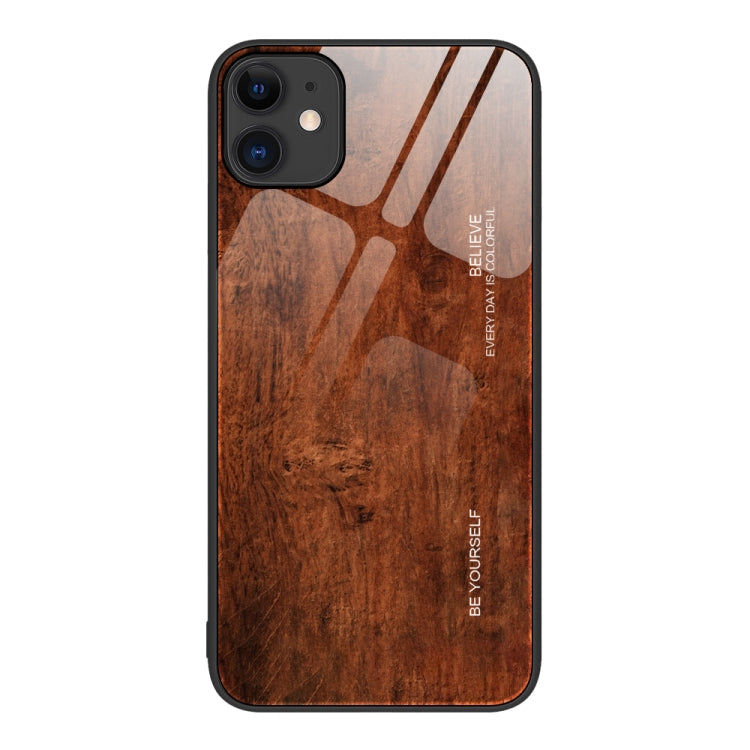 Wood Grain Glass Protective Case, For iPhone 7 Plus, For iPhone 11, For iPhone 14 Plus, For iPhone 14 Pro
