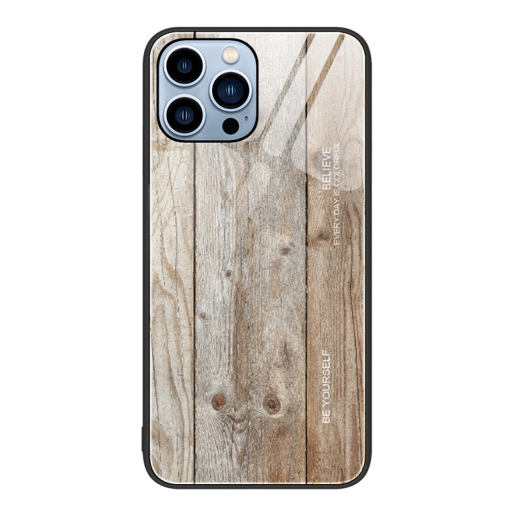 Wood Grain Glass Protective Case, For iPhone 7 Plus, For iPhone 11, For iPhone 14 Plus, For iPhone 14 Pro