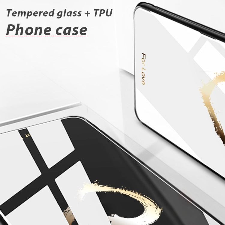 Colorful Painted Glass Phone Case, For iPhone 12 / 12 Pro