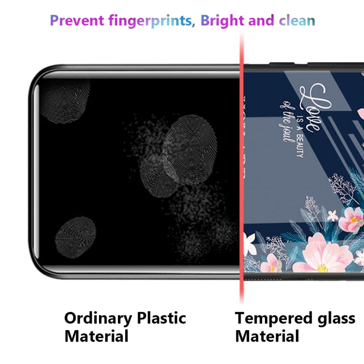 Colorful Painted Glass Phone Case, For iPhone XR
