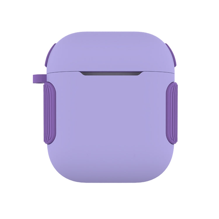 2 in 1 Matte Texture Contrast Color PC + TPU Earphone Case, For AirPods 2 / 1, For AirPods 3