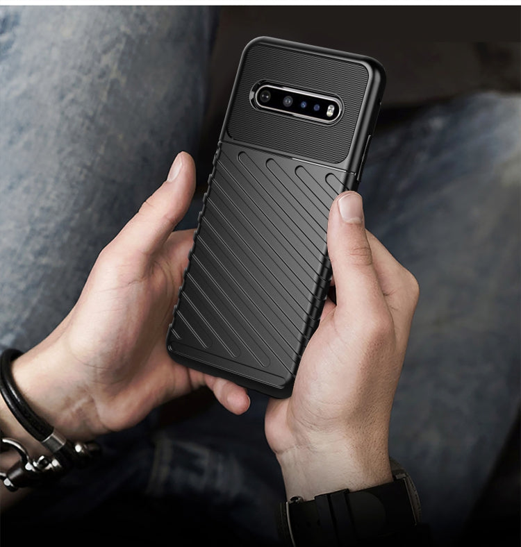 Thunderbolt Shockproof TPU Soft Case, For LG V60 ThinQ, For Motorola E7, For Galaxy A70e, For Motorola Edge Plus, For Galaxy A41
