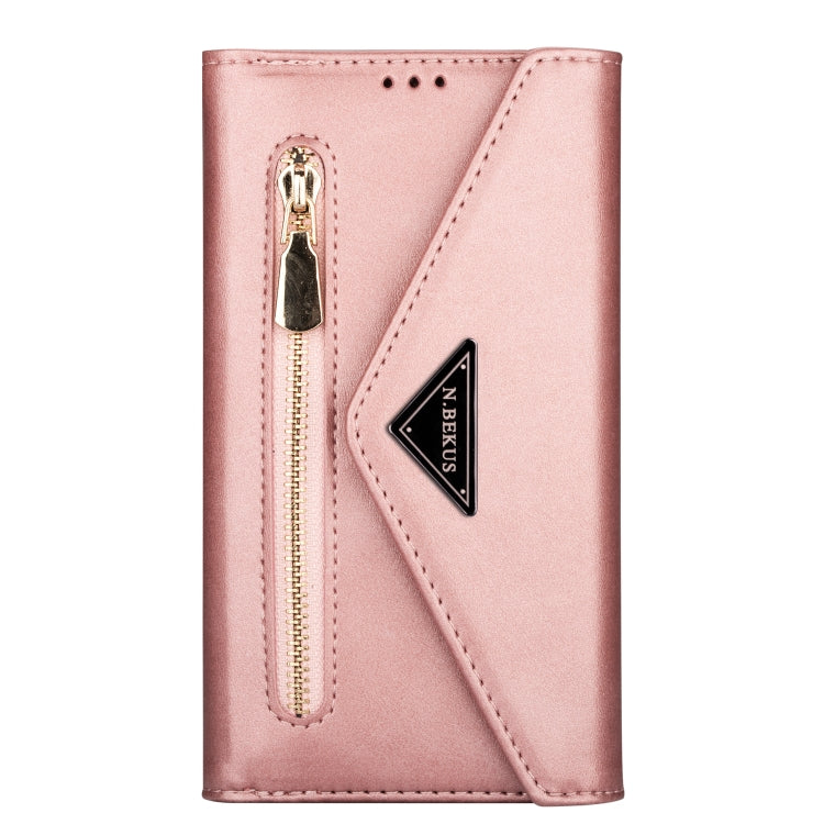 Skin Feel Zipper Horizontal Flip Leather Case, For iPhone 14, For iPhone 14 Max, For iPhone 14 Pro, For iPhone 14 Pro Max