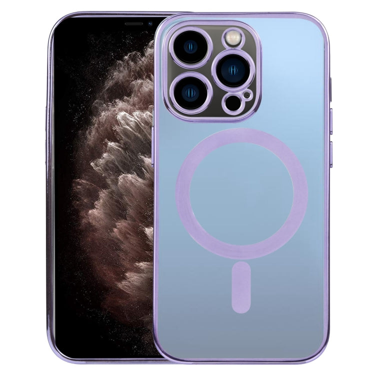 MagSafe Electroplating Straight TPU Phone Case, For iPhone 11 Pro Max