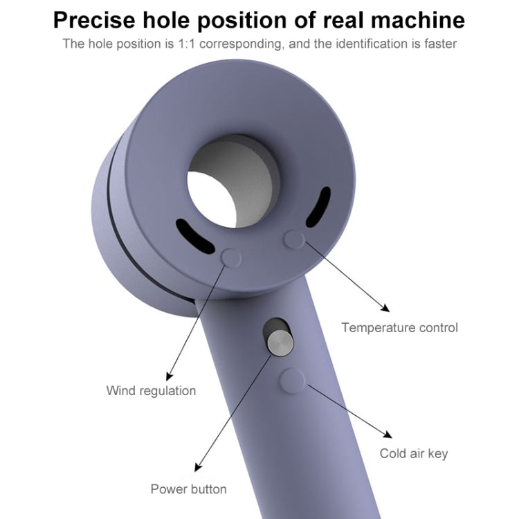 Hairdryer Shockproof Silicone Protective Case For Dyson(Black)