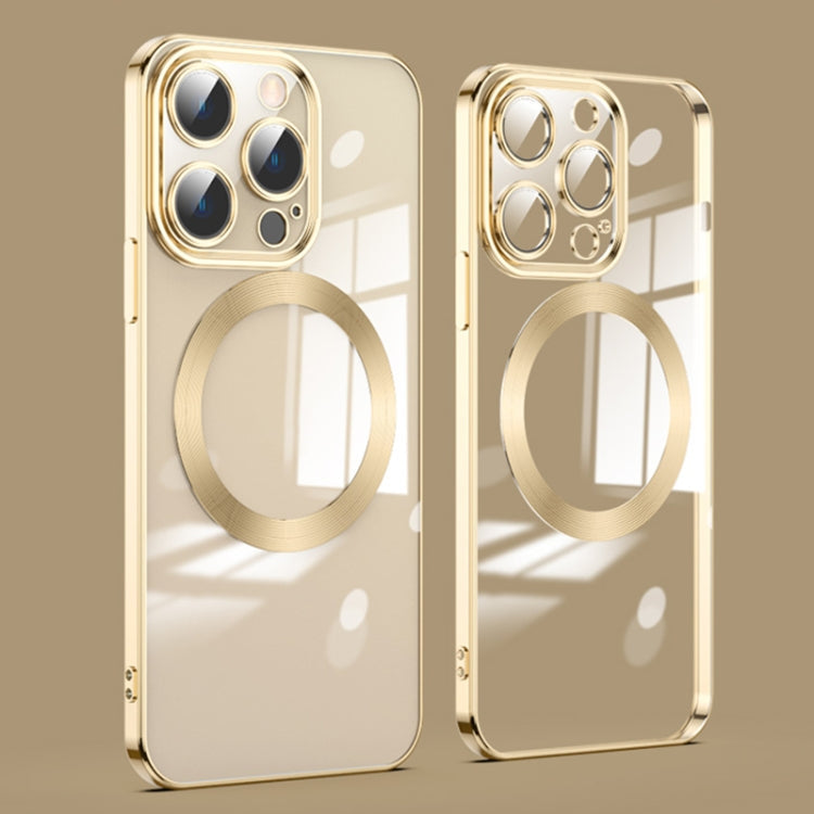 Lens Protector MagSafe Electroplated Phone Case, For iPhone 14 Plus, For iPhone 14, For iPhone 14 Pro Max