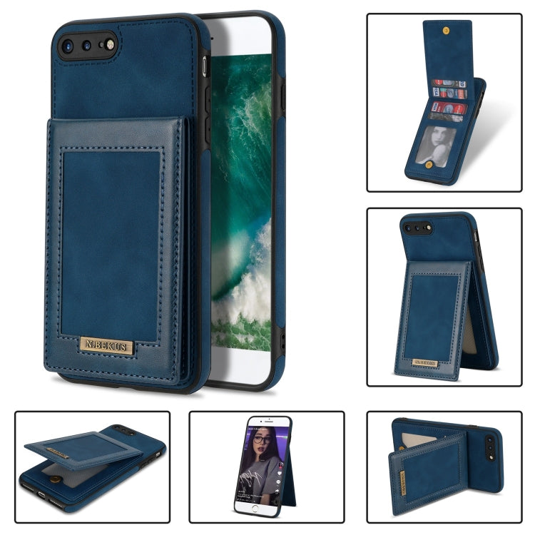 N.BEKUS Vertical Flip Card Slot RFID Phone Case, For iPhone SE 2022 / SE 2022 / 8 / 7, For iPhone 8 Plus / 7 Plus, For iPhone 11 Pro Max, For iPhone 11 Pro