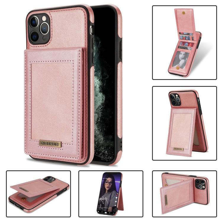 N.BEKUS Vertical Flip Card Slot RFID Phone Case, For iPhone SE 2022 / SE 2022 / 8 / 7, For iPhone 8 Plus / 7 Plus, For iPhone 11 Pro Max, For iPhone 11 Pro