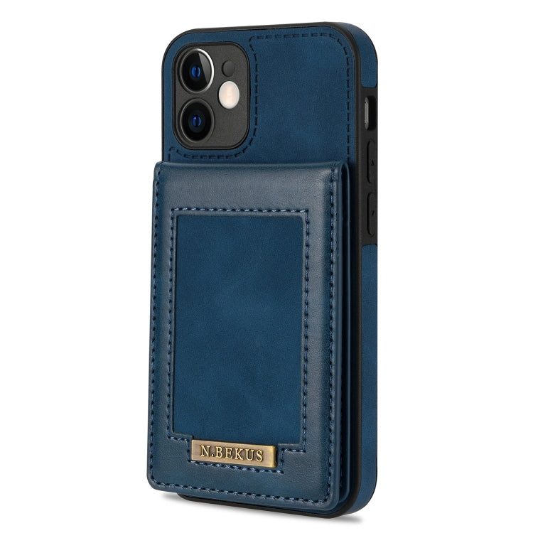 N.BEKUS Vertical Flip Card Slot RFID Phone Case, For iPhone 12 mini, For iPhone 12 Pro, For iPhone 12 Pro Max, For iPhone 13
