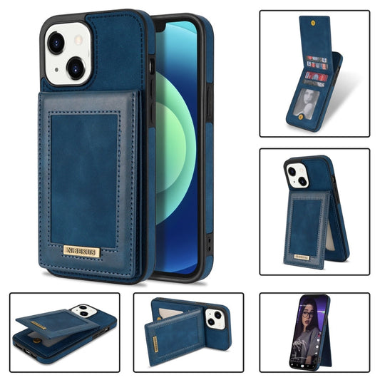 N.BEKUS Vertical Flip Card Slot RFID Phone Case, For iPhone 14 Plus, For iPhone 14 Pro, For iPhone 14 Pro Max, For iPhone 11