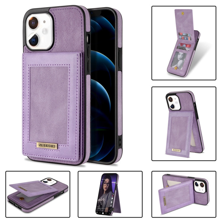N.BEKUS Vertical Flip Card Slot RFID Phone Case, For iPhone 14 Plus, For iPhone 14 Pro, For iPhone 14 Pro Max, For iPhone 11