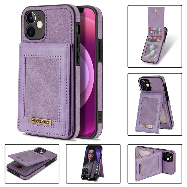 N.BEKUS Vertical Flip Card Slot RFID Phone Case, For iPhone 12, For iPhone XR, For iPhone XS Max, For iPhone XS / X