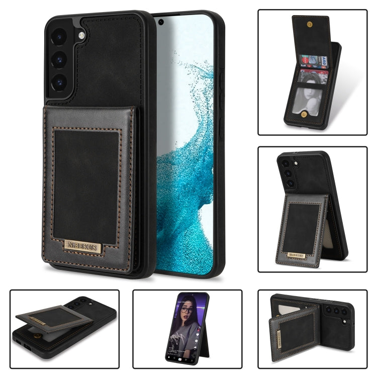 N.Bekus Vertical Flip Card Slot RFID Phone Case, For Samsung Galaxy S20 FE, For Samsung Galaxy S20 Ultra, For Samsung Galaxy S21 Ultra 5G, For Samsung Galaxy S22+ 5G