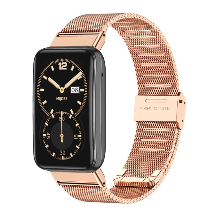 Mijobs Milan Buckle Stainless Steel Watch Band, For Xiaomi Mi Band 7 Pro
