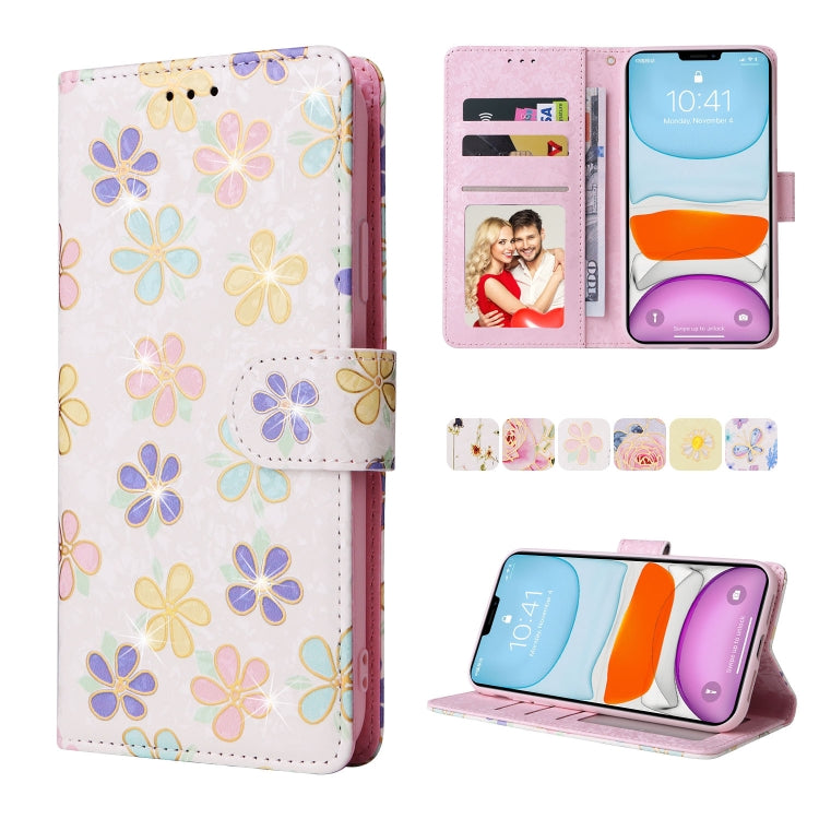 Bronzing Painting RFID Leather Case, For iPhone 11 Pro, For iPhone 11 Pro Max, For iPhone XS Max, For iPhone XR