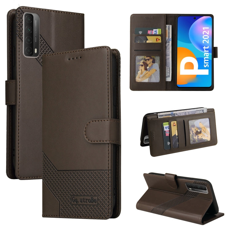GQUTROBE Skin Feel Magnetic Leather Phone Case, For Huawei P Smart 2021, For Huawei P20 Lite, For Huawei P30 Pro, For Huawei P30 Lite