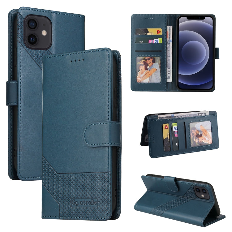 GQUTROBE Skin Feel Magnetic Leather Phone Case, For iPhone 12 Pro Max, For iPhone 12 / 12 Pro, For iPhone 12 mini, For iPhone 11 Pro Max